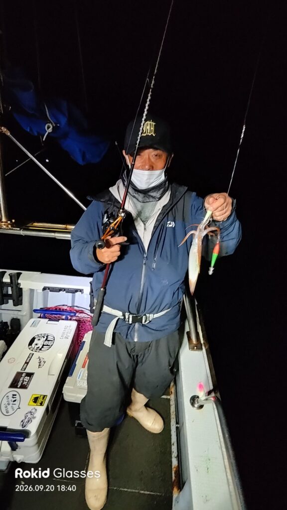 20日夜焚きイカ